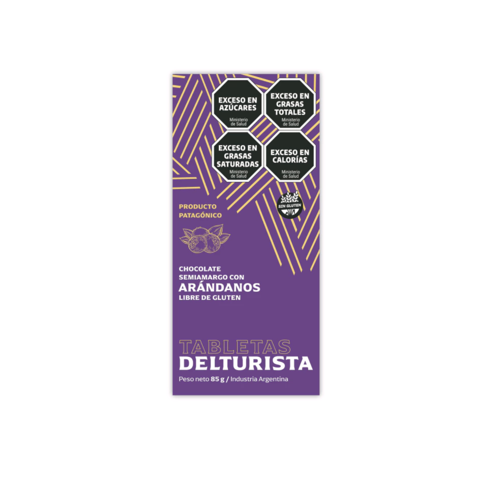 Chocolate Semiamargo Con Arandanos